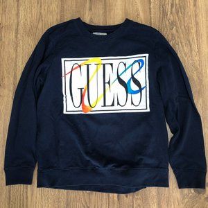 Guess Jeans Retro Logo Sweatshirt Size XL